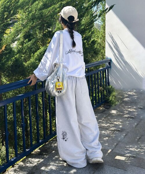 ARTISTWEAR（アーティストウェア）の「[ATW] ライズルーズワイドパンツ（スウェットパンツ・レディース・ブラック/グレー・SMALL/MEDIUM/LARGE/X-LARGE/XX-LARGE）」の19枚目の写真