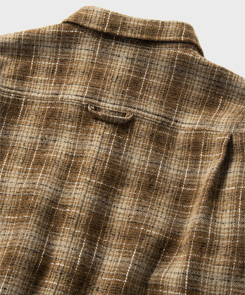 NONBLANK(ノンブランク)の「ウールチェックシャツ_BROWN(シャツ/ブラウス・メンズ・ブラウン・MEDIUM/LARGE/X-LARGE)」の16枚目の写真