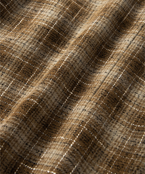 NONBLANK(ノンブランク)の「ウールチェックシャツ_BROWN(シャツ/ブラウス・メンズ・ブラウン・MEDIUM/LARGE/X-LARGE)」の17枚目の写真