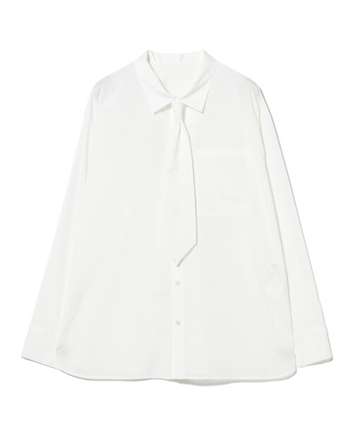 Ray BEAMS(レイビームス)の「ネクタイ セット ビッグシャツ(シャツ/ブラウス・レディース・ピンク/ホワイト・ONE SIZE)」の7枚目の写真