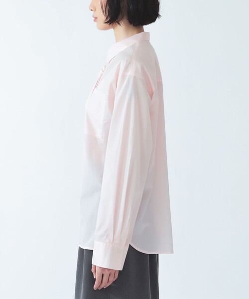 Ray BEAMS(レイビームス)の「ネクタイ セット ビッグシャツ(シャツ/ブラウス・レディース・ピンク/ホワイト・ONE SIZE)」の16枚目の写真