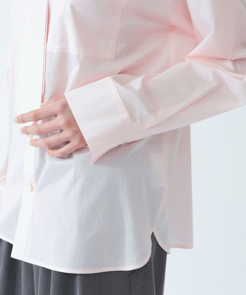 Ray BEAMS(レイビームス)の「ネクタイ セット ビッグシャツ(シャツ/ブラウス・レディース・ピンク/ホワイト・ONE SIZE)」の19枚目の写真