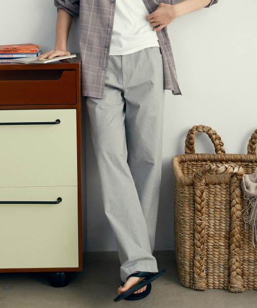 MINDBRIDGE（マインドブリッジ）の「[COUTURE]グレーセミワイドピグメントコットンパンツ（その他パンツ・メンズ・グレー・29/32/30/34/36）」の10枚目の写真