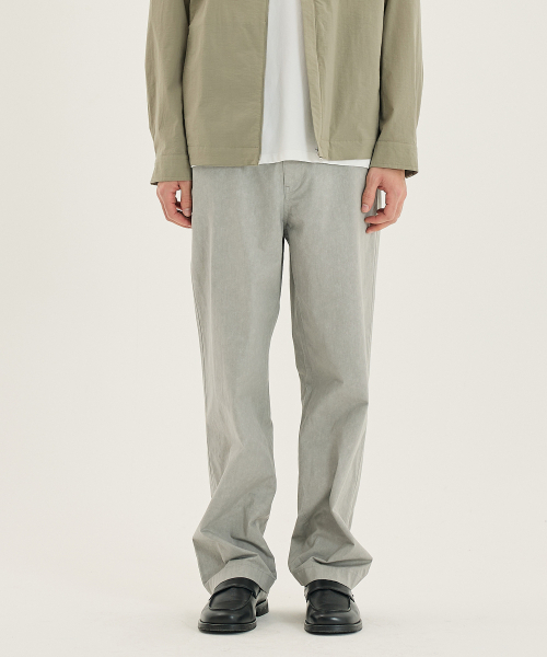 MINDBRIDGE（マインドブリッジ）の「[COUTURE]グレーセミワイドピグメントコットンパンツ（その他パンツ・メンズ・グレー・29/32/30/34/36）」の3枚目の写真