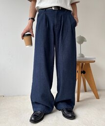 CIAOPANIC TYPY | 【UNISEX】ドビーワイドスラックスパンツ(スラックス)