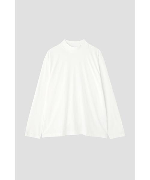 YLEVE(イレーヴ)の「Y / ORGANIC COTTON JERSEY MOCK NECK L/S T(Tシャツ/カットソー・メンズ・ネイビー/ホワイト・1/4)」の19枚目の写真