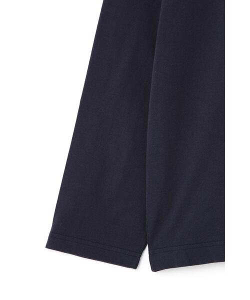 YLEVE(イレーヴ)の「Y / ORGANIC COTTON JERSEY MOCK NECK L/S T(Tシャツ/カットソー・メンズ・ネイビー/ホワイト・1/4)」の3枚目の写真