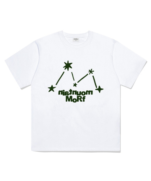 THEMORFHOUSE(ザモーフハウス)の「マウンテンモフ オーバーサイズ 半袖Tシャツ ホワイト(Tシャツ/カットソー・レディース・その他・SMALL/MEDIUM/LARGE)」の1枚目の写真