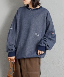 【WEB先行予約】[NANGA/ナンガ] 別注 ワンポイントロゴ刺繍 ドローコードスウェット