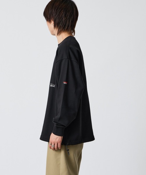NANGA（ナンガ）の「【WEB先行予約】[NANGA/ナンガ] 別注 ワンポイントロゴ刺繍 ドローコードスウェット（スウェット・レディース・ブラック/ネイビー・L/M/S）」の21枚目の写真