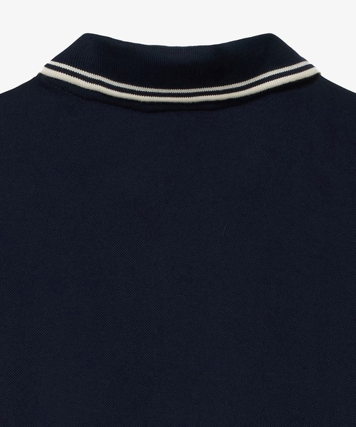 LACOSTE(ラコステ)の「ラインリブスキッパーネック鹿の子ポロドレス / ポロワンピース(ワンピース・レディース・ダークグリーン/ブラウン/ネイビー・34/36/38/40)」の16枚目の写真
