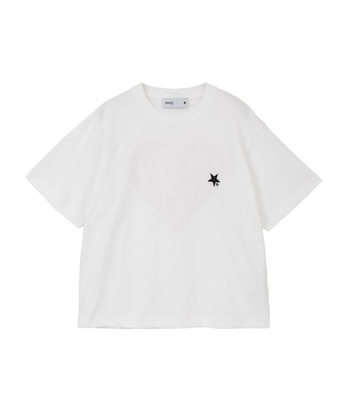 CONVERSE TOKYO(コンバーストウキョウ)の「HEART LOGO BACK PRINT TEE(Tシャツ/カットソー・レディース・ホワイト・FREE)」の3枚目の写真