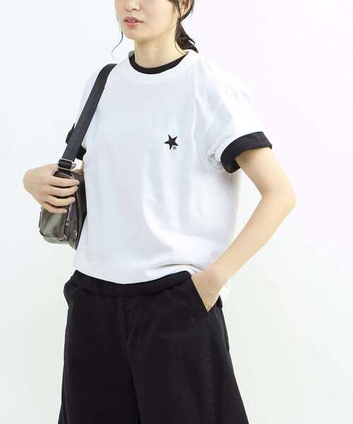 CONVERSE TOKYO(コンバーストウキョウ)の「HEART LOGO BACK PRINT TEE(Tシャツ/カットソー・レディース・ホワイト・FREE)」の4枚目の写真