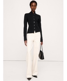 Banana Republic | Larkspur コットンシルク モックネック カーディガン(ニット/セーター)