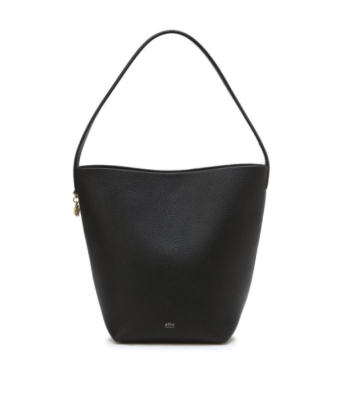 athe（アテ）の「[PANIER] ブラックレザーパニエバケットバッグ S AABA6F205BK（ショルダーバッグ・レディース・ブラック・FREE）」の7枚目の写真