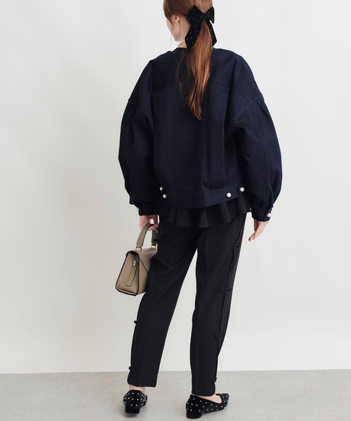 PICCIN(ピッチン)の「Newサイドリボンパンツ(その他パンツ・レディース・ブラック・S/M)」の12枚目の写真