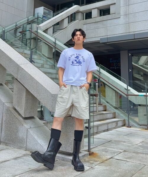 ANALOG MOOD(アナログムード)の「リネンライクバミューダパンツ(クリーム)(その他パンツ・メンズ・その他・FREE)」の9枚目の写真