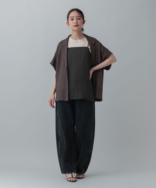 GLOBAL WORK(グローバルワーク)の「MATINEE LINE/サテンキャミチュニックSET/873326(その他トップス・レディース・レッド系その他/ブラック/グレー系その他・MEDIUM/LARGE)」の5枚目の写真
