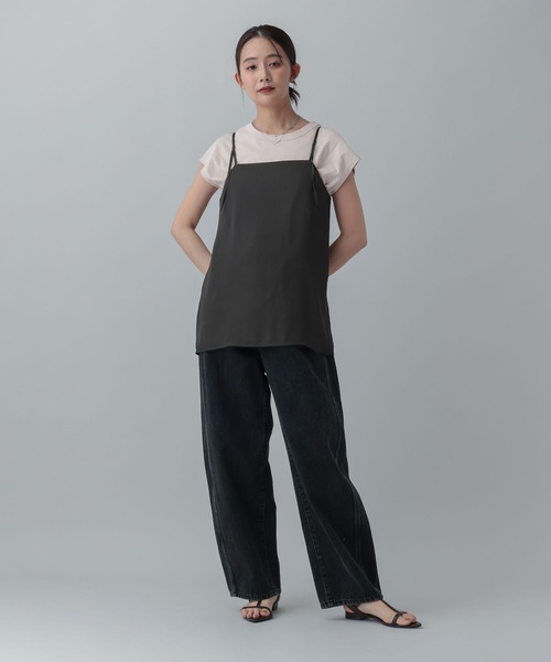 GLOBAL WORK(グローバルワーク)の「MATINEE LINE/サテンキャミチュニックSET/873326(その他トップス・レディース・レッド系その他/ブラック/グレー系その他・MEDIUM/LARGE)」の7枚目の写真