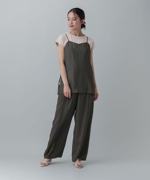 GLOBAL WORK(グローバルワーク)の「MATINEE LINE/サテンキャミチュニックSET/873326(その他トップス・レディース・レッド系その他/ブラック/グレー系その他・MEDIUM/LARGE)」の15枚目の写真