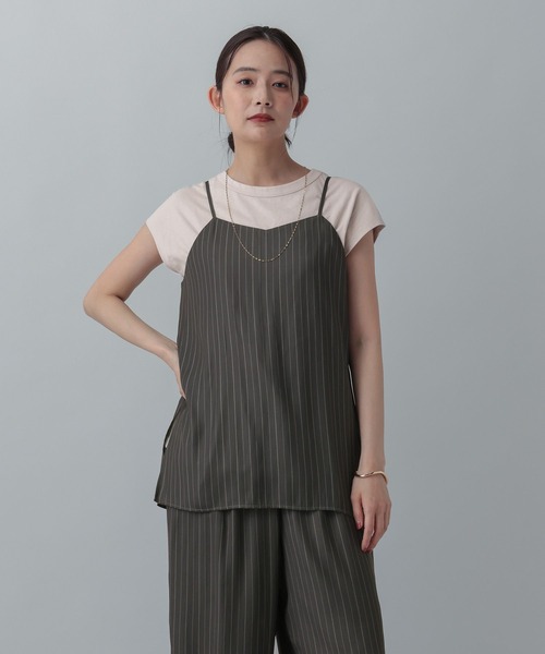 GLOBAL WORK(グローバルワーク)の「MATINEE LINE/サテンキャミチュニックSET/873326(その他トップス・レディース・レッド系その他/ブラック/グレー系その他・MEDIUM/LARGE)」の21枚目の写真