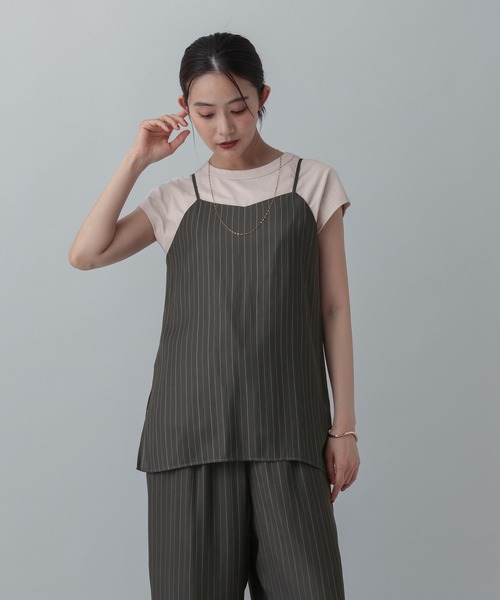 GLOBAL WORK(グローバルワーク)の「MATINEE LINE/サテンキャミチュニックSET/873326(その他トップス・レディース・レッド系その他/ブラック/グレー系その他・MEDIUM/LARGE)」の22枚目の写真