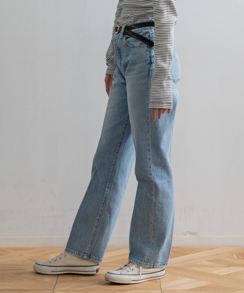 DRIP STUDIO(ドリップスタジオ)の「Eliza(デニムパンツ・レディース・ライトブルー・22/24/23)」の10枚目の写真