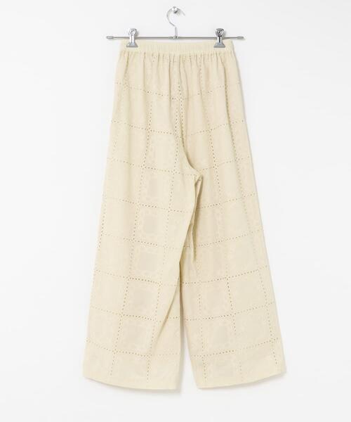 ITEMS URBANRESEARCH(アイテムズ アーバンリサーチ)の「ブロックレースパンツ(その他パンツ・レディース・ブラック/ホワイト系その他・FREE)」の18枚目の写真
