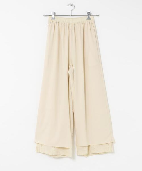 ITEMS URBANRESEARCH(アイテムズ アーバンリサーチ)の「ブロックレースパンツ(その他パンツ・レディース・ブラック/ホワイト系その他・FREE)」の19枚目の写真