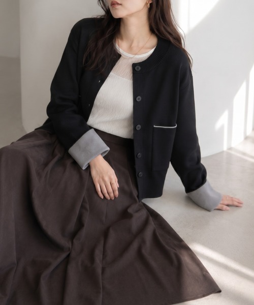 model：160cm
着用サイズ：F