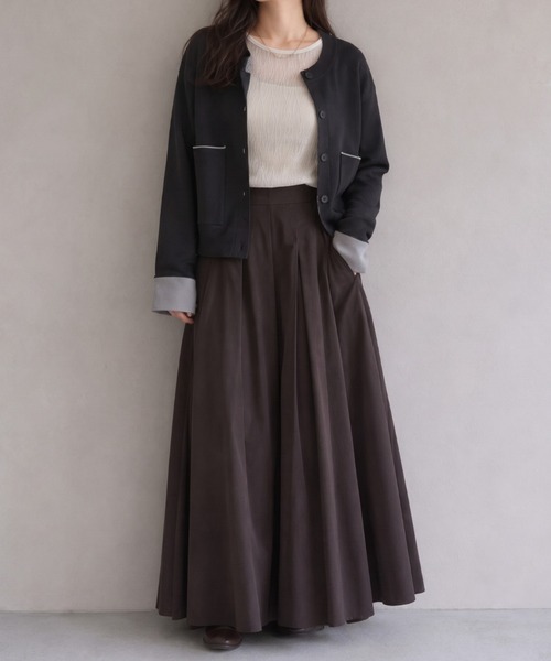 model：160cm
着用サイズ：F