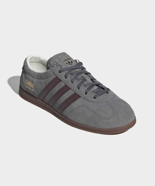 adidas(アディダス)の「ガゼル ロープロファイル / GAZELLE LO PRO / アディダスオリジナルス adidas Originals スニーカー(スニーカー・レディース・グレー・24.5cm/24.0cm/23.0cm/23.5cm/26.5cm/27.0cm/27.5cm/22.0cm/22.5cm/25.0cm/26.0cm/25.5cm)」の4枚目の写真