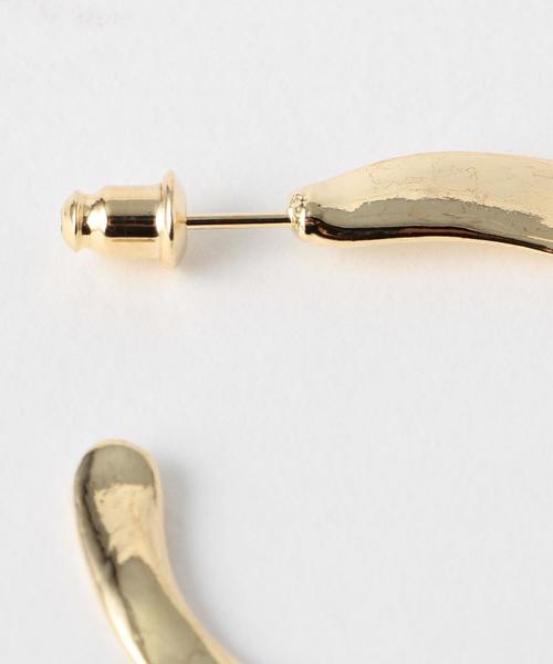 BEAUTY&YOUTH UNITED ARROWS（ビューティーアンドユースユナイテッドアローズ）の「BY DRESS メタルループピアス ◆（ピアス（両耳用）・レディース・ゴールド・FREE）」の5枚目の写真