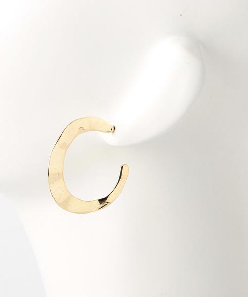 BEAUTY&YOUTH UNITED ARROWS（ビューティーアンドユースユナイテッドアローズ）の「BY DRESS メタルループピアス ◆（ピアス（両耳用）・レディース・ゴールド・FREE）」の6枚目の写真