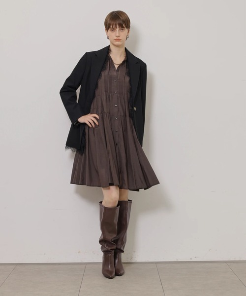 CADUNE(カデュネ)の「レース付きジャケット(その他アウター・レディース・ブラック・36/38)」の9枚目の写真
