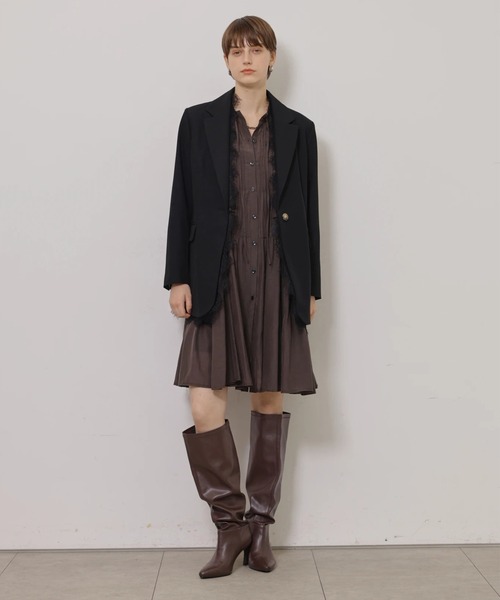 CADUNE(カデュネ)の「レース付きジャケット(その他アウター・レディース・ブラック・36/38)」の12枚目の写真