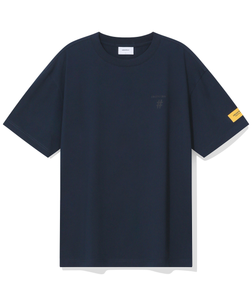BEENTRILL(ビントリル)の「スタンプハッシュタグオーバーサイズ半袖Tシャツ(チャコール)(Tシャツ/カットソー・レディース・その他・SMALL/MEDIUM/LARGE/X-LARGE)」の3枚目の写真