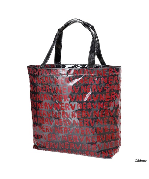 RADIO EVA(ラヂオエヴァ)の「RADIO EVA A339 RADIO EVA × IKUMI KAKIHARA SHOPPING TOTE BAG by nana-nana(トートバッグ・レディース・ブラック×レッド・FREE)」の2枚目の写真