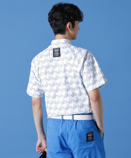 MASTER BUNNY EDITION(マスターバニーエディション)の「【MASTER BUNNY EDITION】リサイクルメッシュ半袖ハイネックカットソー(Tシャツ/カットソー・メンズ・ブラック/ベージュ/ホワイト・MEDIUM/LARGE/X-LARGE)」の4枚目の写真