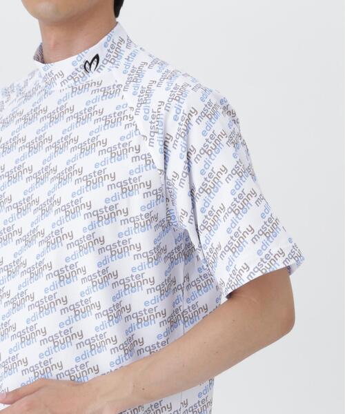 MASTER BUNNY EDITION(マスターバニーエディション)の「【MASTER BUNNY EDITION】リサイクルメッシュ半袖ハイネックカットソー(Tシャツ/カットソー・メンズ・ブラック/ベージュ/ホワイト・MEDIUM/LARGE/X-LARGE)」の9枚目の写真