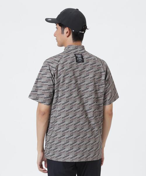 MASTER BUNNY EDITION(マスターバニーエディション)の「【MASTER BUNNY EDITION】リサイクルメッシュ半袖ハイネックカットソー(Tシャツ/カットソー・メンズ・ブラック/ベージュ/ホワイト・MEDIUM/LARGE/X-LARGE)」の21枚目の写真