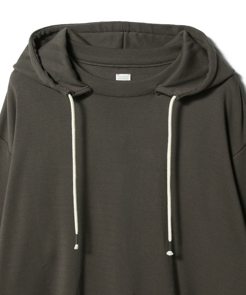 ESTNATION（エストネーション）の「GOOD PEOPLE GOOD STITCHING GOOD PRODUCT for ESTNATION / スーピマコットン プルオーバーパーカー《ESTNATION EXCLUSIVE》（パーカー・メンズ・ダークブラウン/グレー・LARGE/MEDIUM）」の5枚目の写真