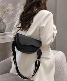 LESRIRE/ 波型フラップ太ショルダー2WAYショルダーバッグ L9387