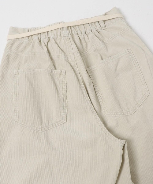URBAN RESEARCH DOORS(アーバンリサーチドアーズ)の「ウォッシュドコーデュロイパンツ(その他パンツ・レディース・アイボリー/チャコールグレー・MEDIUM/SMALL)」の15枚目の写真