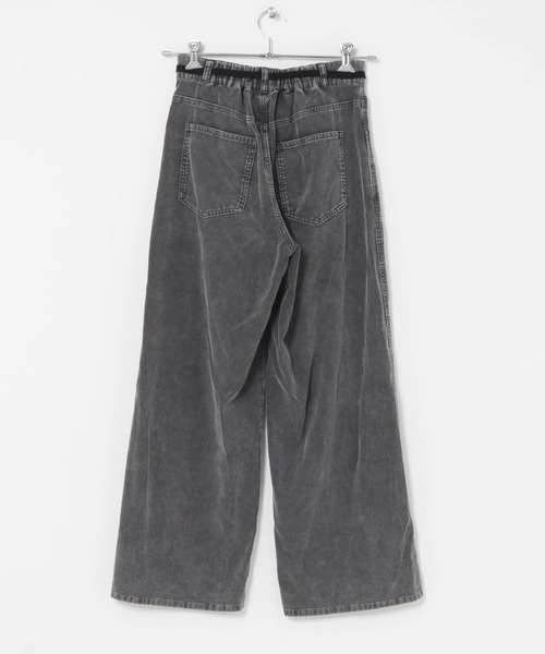 URBAN RESEARCH DOORS(アーバンリサーチドアーズ)の「ウォッシュドコーデュロイパンツ(その他パンツ・レディース・アイボリー/チャコールグレー・MEDIUM/SMALL)」の6枚目の写真