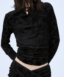 THINGS THAT MATTER | VELOUR JACQUARD TOPS / ベロアジャカードトップス(Tシャツ/カットソー)