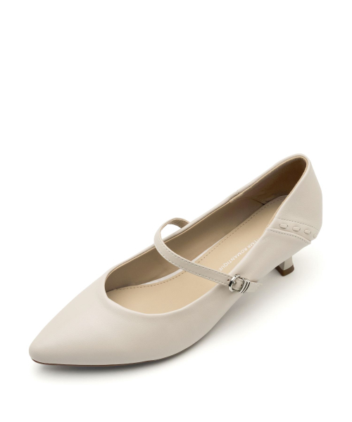 SPUR（シュプール）の「Cottet メリージェーン コンフォートパンプス ポインテッドトゥ ヒール 5cm -WA9024 (2color)（パンプス・レディース・アイボリー/ブラック・22.5cm/25cm/24.5cm/24cm/23.5cm/23cm）」の12枚目の写真
