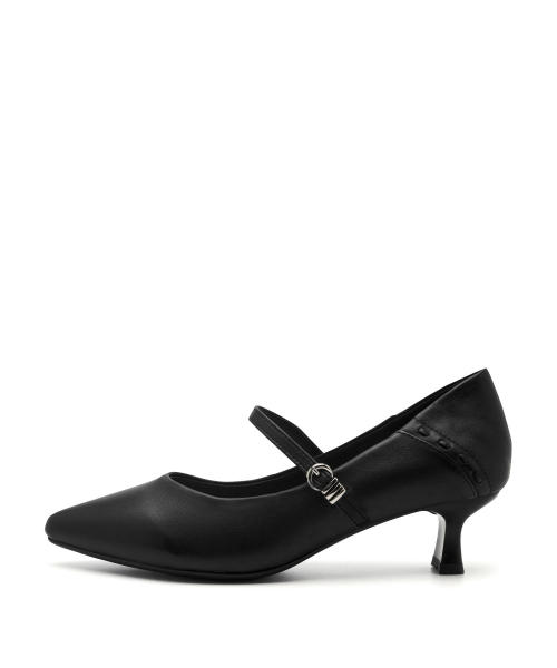 SPUR（シュプール）の「Cottet メリージェーン コンフォートパンプス ポインテッドトゥ ヒール 5cm -WA9024 (2color)（パンプス・レディース・アイボリー/ブラック・22.5cm/25cm/24.5cm/24cm/23.5cm/23cm）」の9枚目の写真