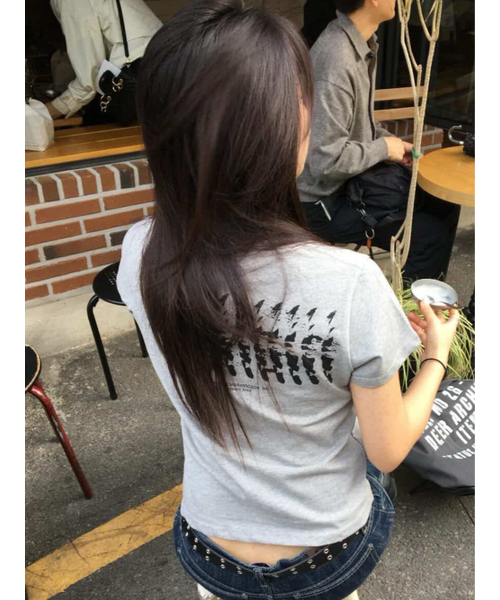 AGEOFPARAMOUNT(エイジオブパラマウント)の「ミューズTシャツ(グレー)(Tシャツ/カットソー・レディース・その他・FREE)」の3枚目の写真