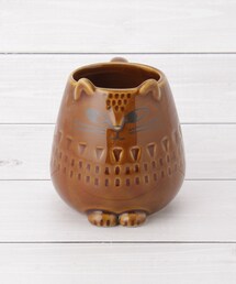 one'sterrace（ワンズテラス）の「fikalycka ネコレリーフマグ 250ml（グラス/マグカップ/タンブラー）」